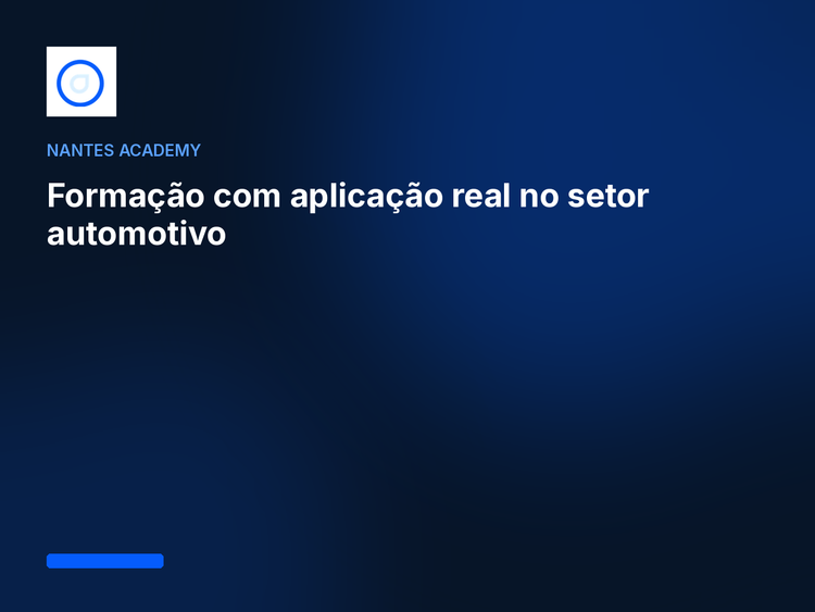 Formação com aplicação real